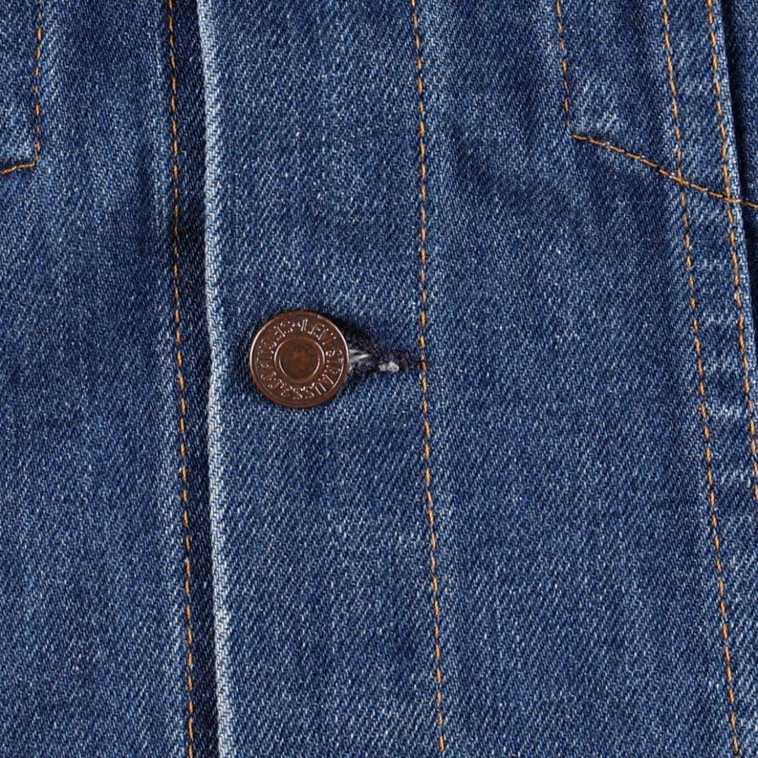 ~1990'S Levi's 75705-0917 Denim Jacket, Made in Canada, Women's Size S (approx.), Vintage cotton blue type Vintage Second Hand