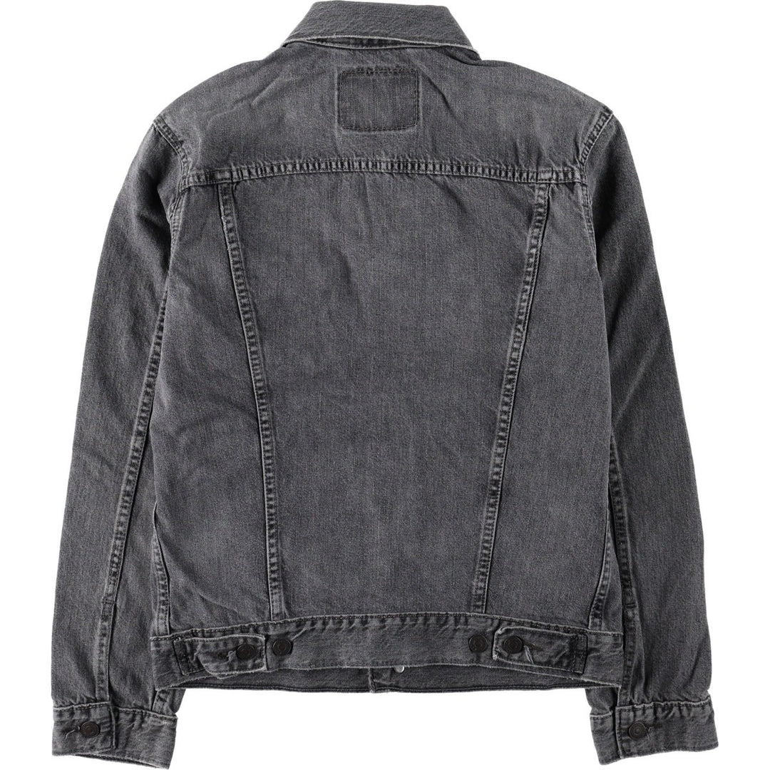 Levi's black denim jacket (women's size S) cotton black type Vintage Second Hand