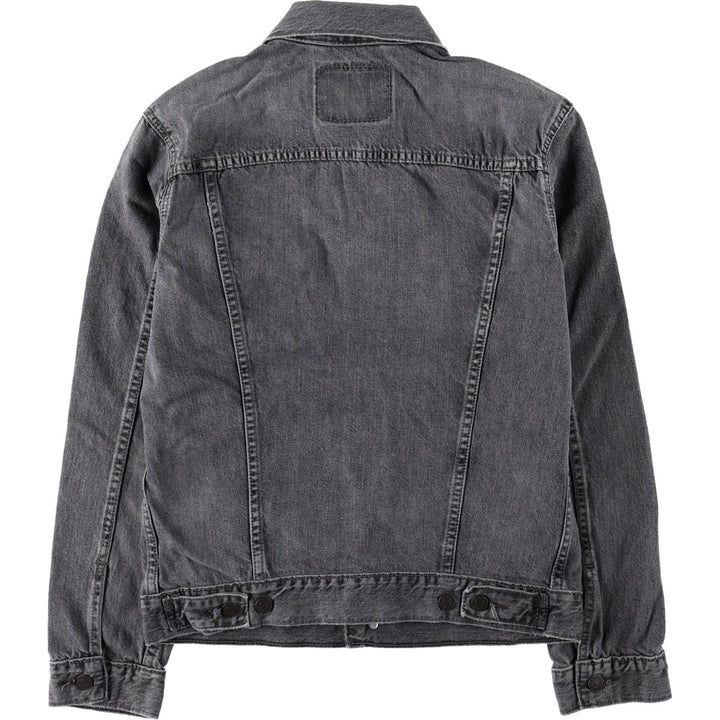 Levi's black denim jacket (women's size S) cotton black type Vintage Second Hand