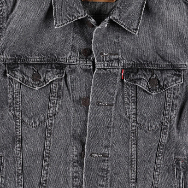 Levi's black denim jacket (women's size S) cotton black type Vintage Second Hand