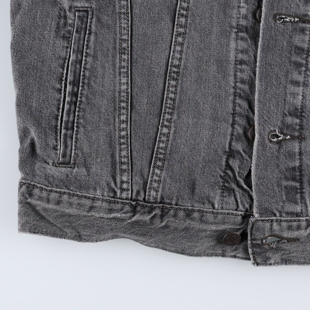 Levi's black denim jacket (women's size S) cotton black type Vintage Second Hand