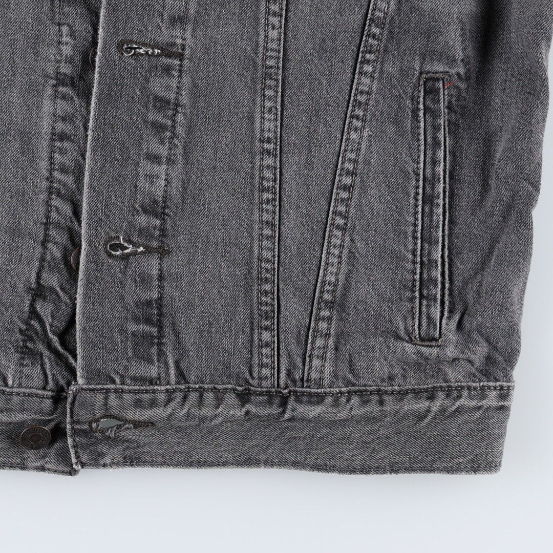 Levi's black denim jacket (women's size S) cotton black type Vintage Second Hand