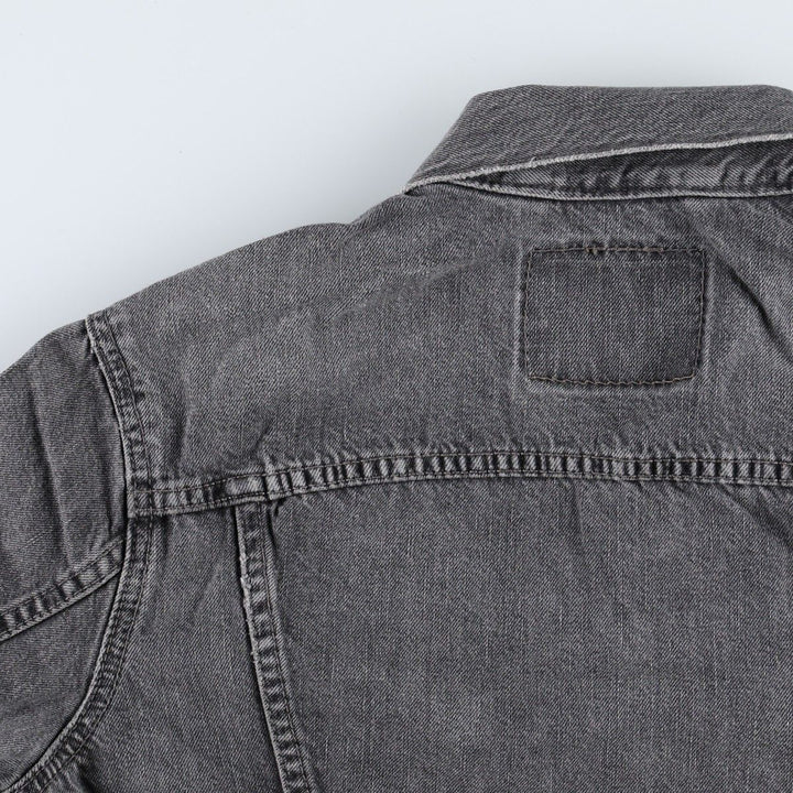 Levi's black denim jacket (women's size S) cotton black type Vintage Second Hand