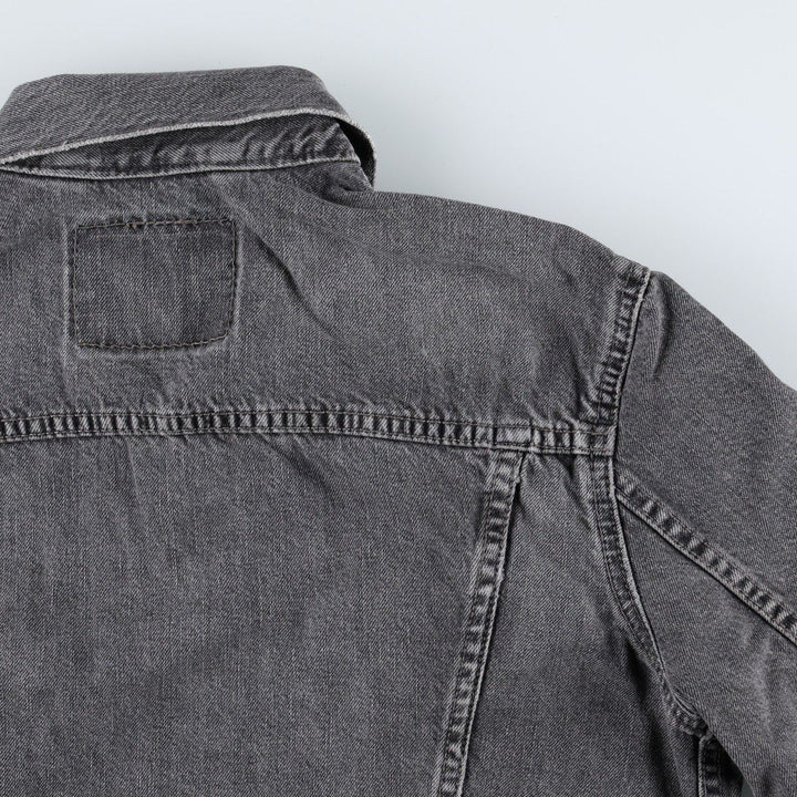 Levi's black denim jacket (women's size S) cotton black type Vintage Second Hand