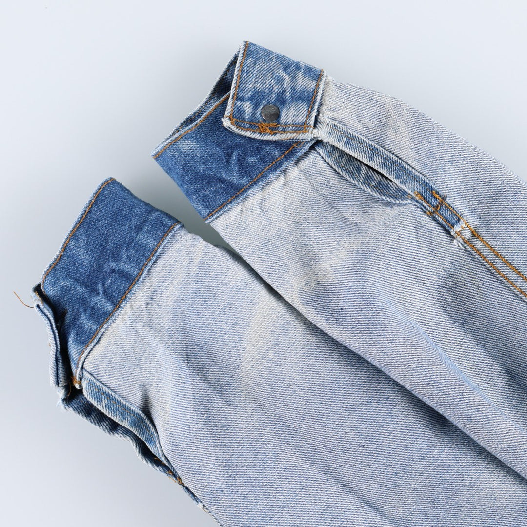90'S Levi's denim jacket, made in USA, men's size XS equivalent, vintage. cotton blue type Vintage Second Hand