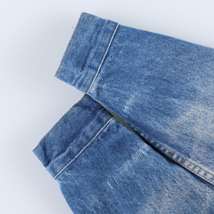 90'S Levi's denim jacket, made in USA, men's size XS equivalent, vintage. cotton blue type Vintage Second Hand