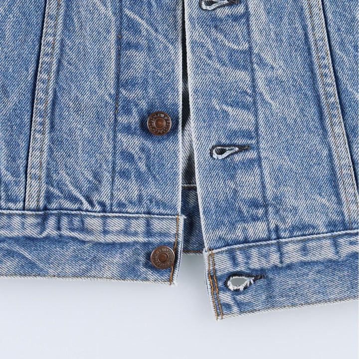 90'S Levi's denim jacket, made in USA, men's size XS equivalent, vintage. cotton blue type Vintage Second Hand