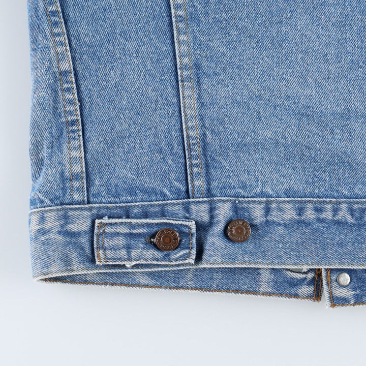 90'S Levi's denim jacket, made in USA, men's size XS equivalent, vintage. cotton blue type Vintage Second Hand