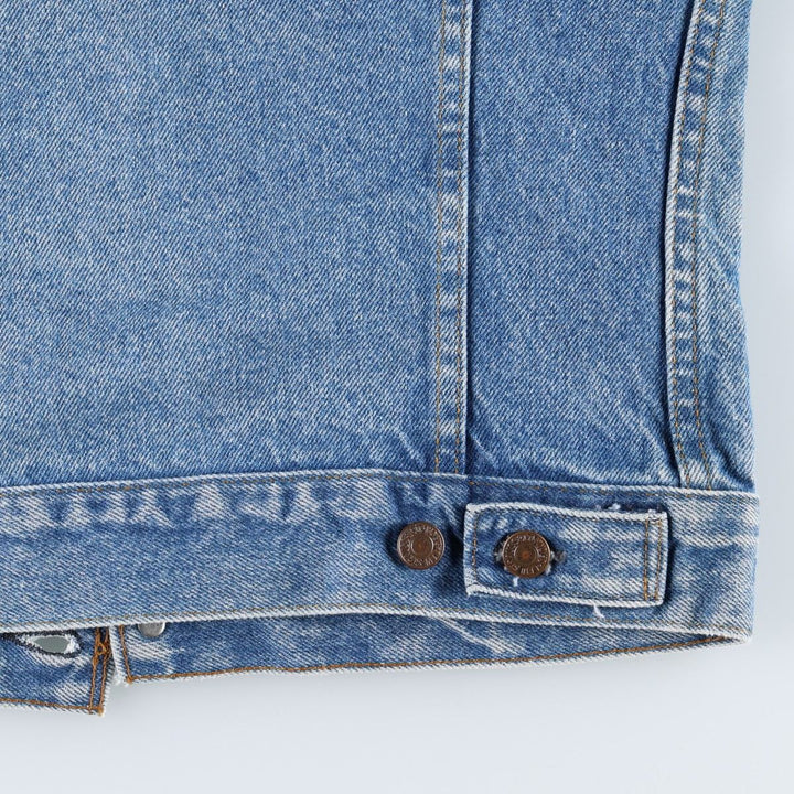90'S Levi's denim jacket, made in USA, men's size XS equivalent, vintage. cotton blue type Vintage Second Hand