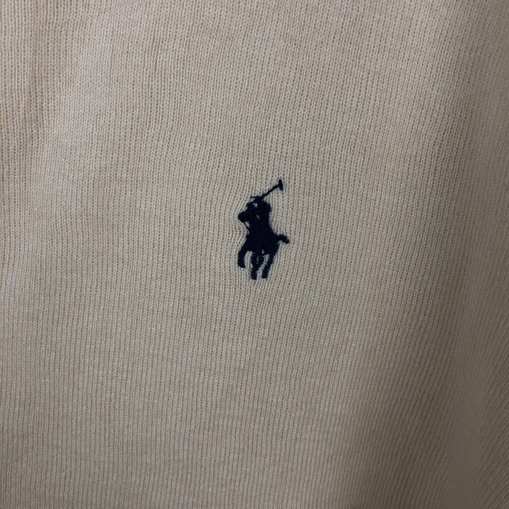 Ralph Lauren POLO RALPH LAUREN Cotton Knit Sweater Men's Size L cotton unbleached Vintage Second Hand