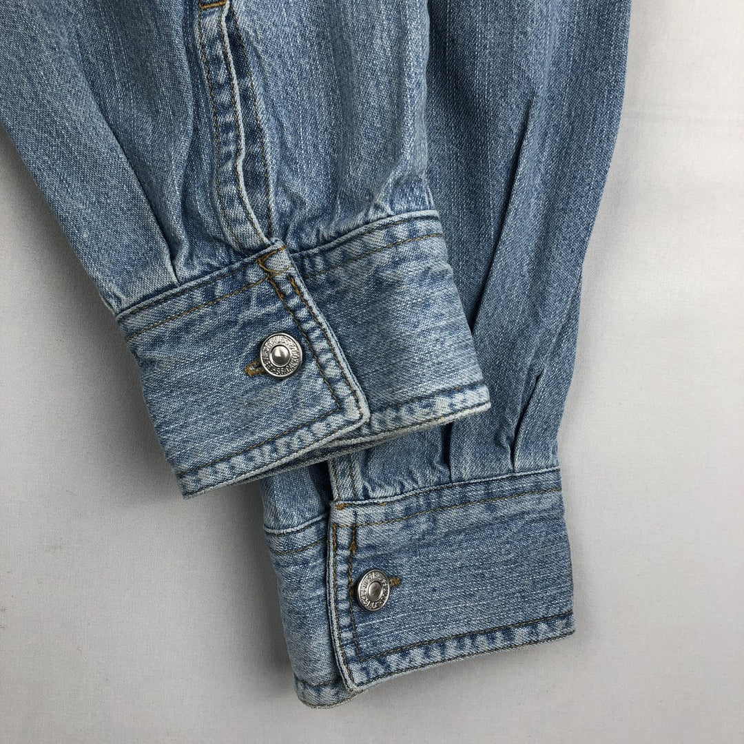 90s-00'S Levi's Jeans Long-Sleeve Denim Shirt, Men's Size L (approx.), Vintage cotton Blue type light blue Vintage Second Hand