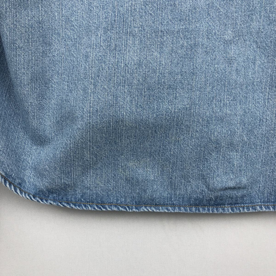 90s-00'S Levi's Jeans Long-Sleeve Denim Shirt, Men's Size L (approx.), Vintage cotton Blue type light blue Vintage Second Hand