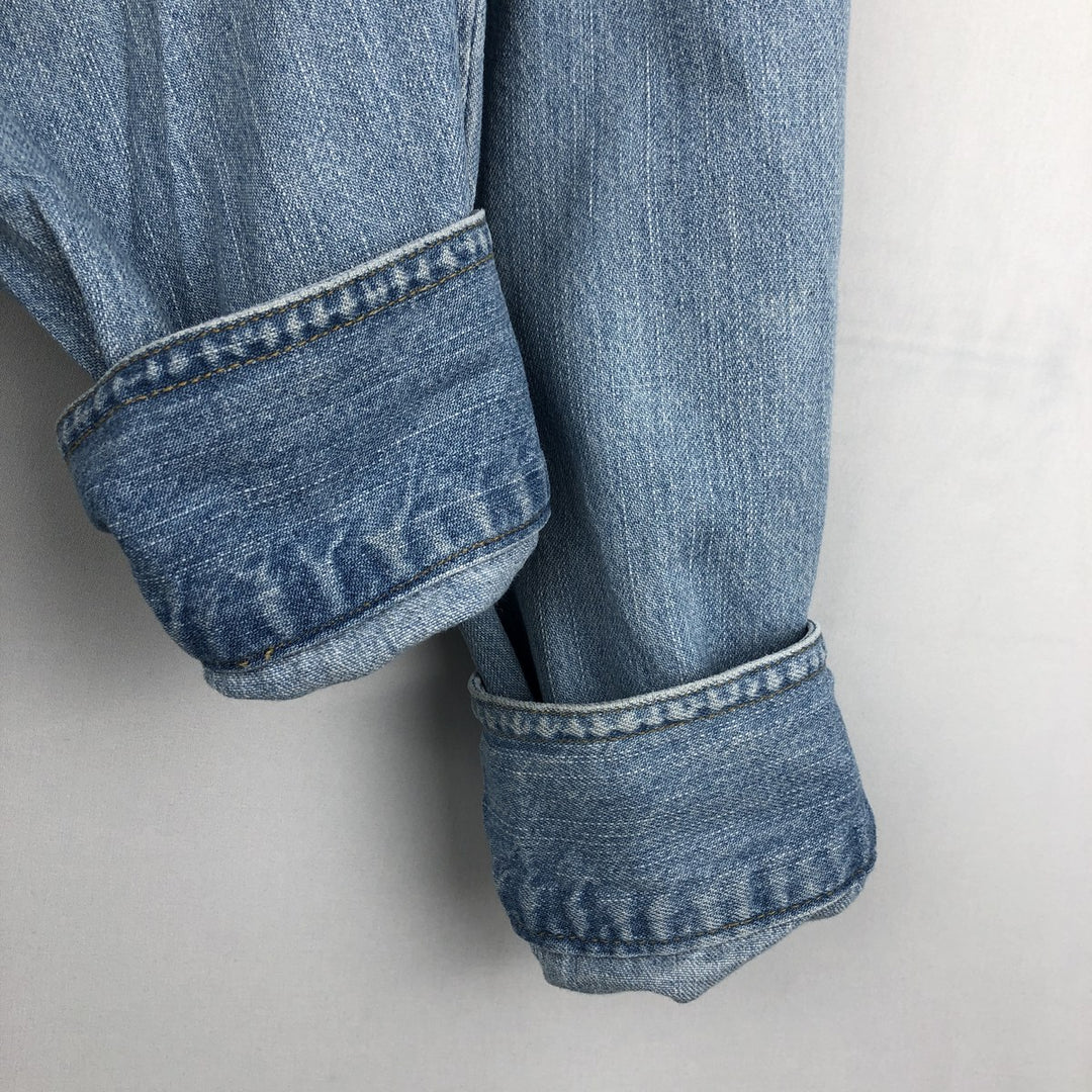 90s-00'S Levi's Jeans Long-Sleeve Denim Shirt, Men's Size L (approx.), Vintage cotton Blue type light blue Vintage Second Hand