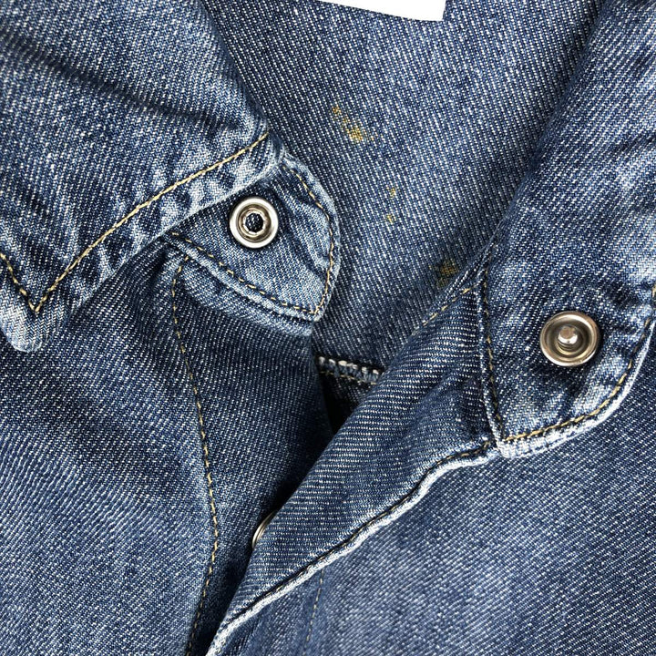 2000'S Levi's ENGINEERED Long-Sleeve Denim Shirt, Boxy Fit, Men's Size M (approx.) cotton blue type Vintage Second Hand