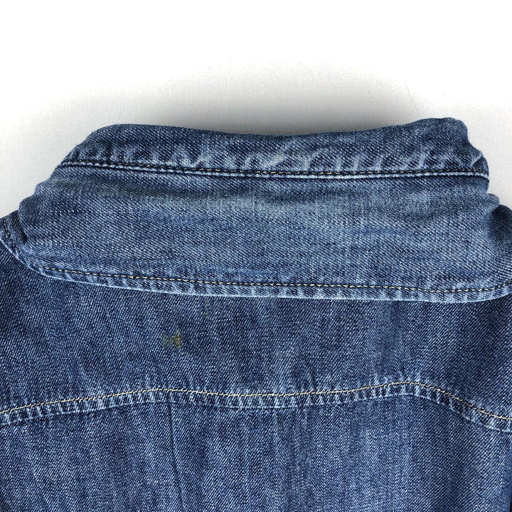 2000'S Levi's ENGINEERED Long-Sleeve Denim Shirt, Boxy Fit, Men's Size M (approx.) cotton blue type Vintage Second Hand