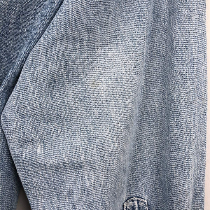 90'S GAP Vintage Long Sleeve Button-Down Denim Shirt, Men's XL cotton Blue type light blue Vintage Second Hand