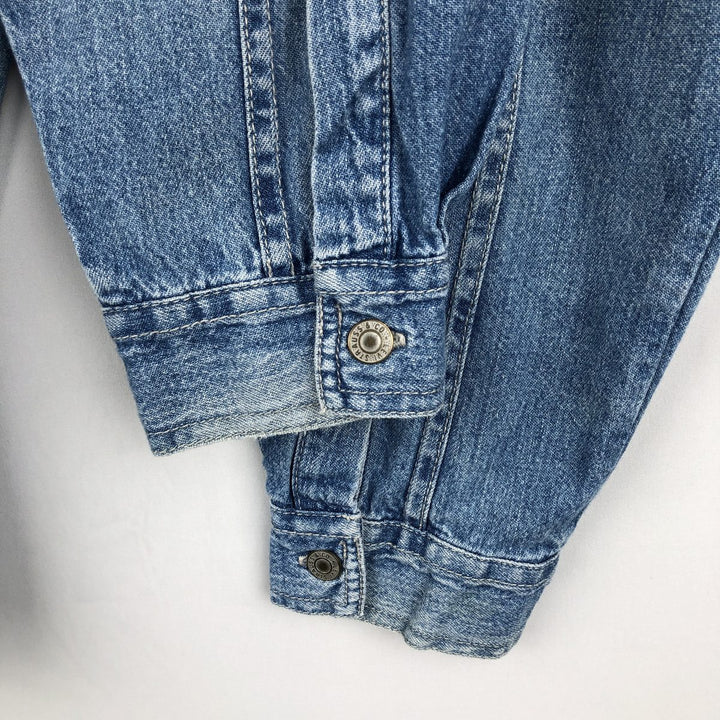 90'S Levi's Long-Sleeve Denim Shirt, Made in Indonesia, Men's Size L (Equivalent), Vintage cotton blue type Vintage Second Hand