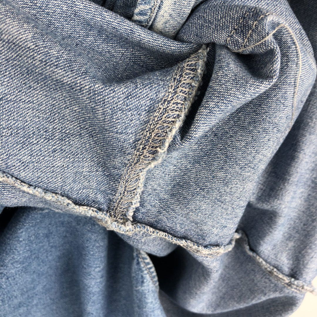 90'S Levi's Long-Sleeve Denim Shirt, Made in Indonesia, Men's Size L (Equivalent), Vintage cotton blue type Vintage Second Hand