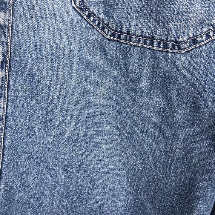 90'S Levi's Long-Sleeve Denim Shirt, Made in Indonesia, Men's Size L (Equivalent), Vintage cotton blue type Vintage Second Hand