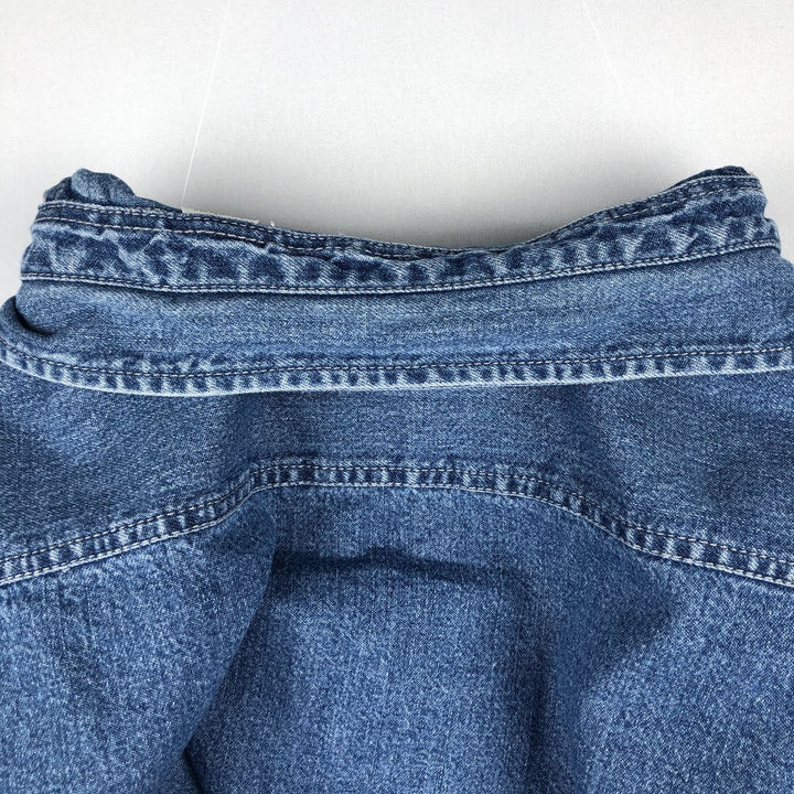 90'S Levi's Long-Sleeve Denim Shirt, Made in Indonesia, Men's Size XL (Equivalent), Vintage cotton blue type Vintage Second Hand