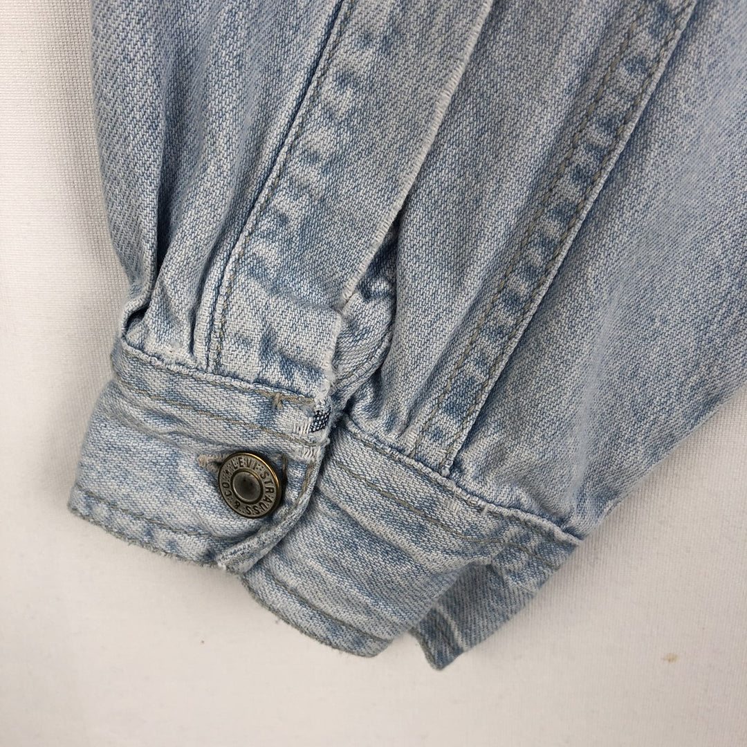 90'S Levi's RED TAB Long-Sleeve Denim Shirt, Men's Size L (approx.), Vintage cotton blue type Vintage Second Hand