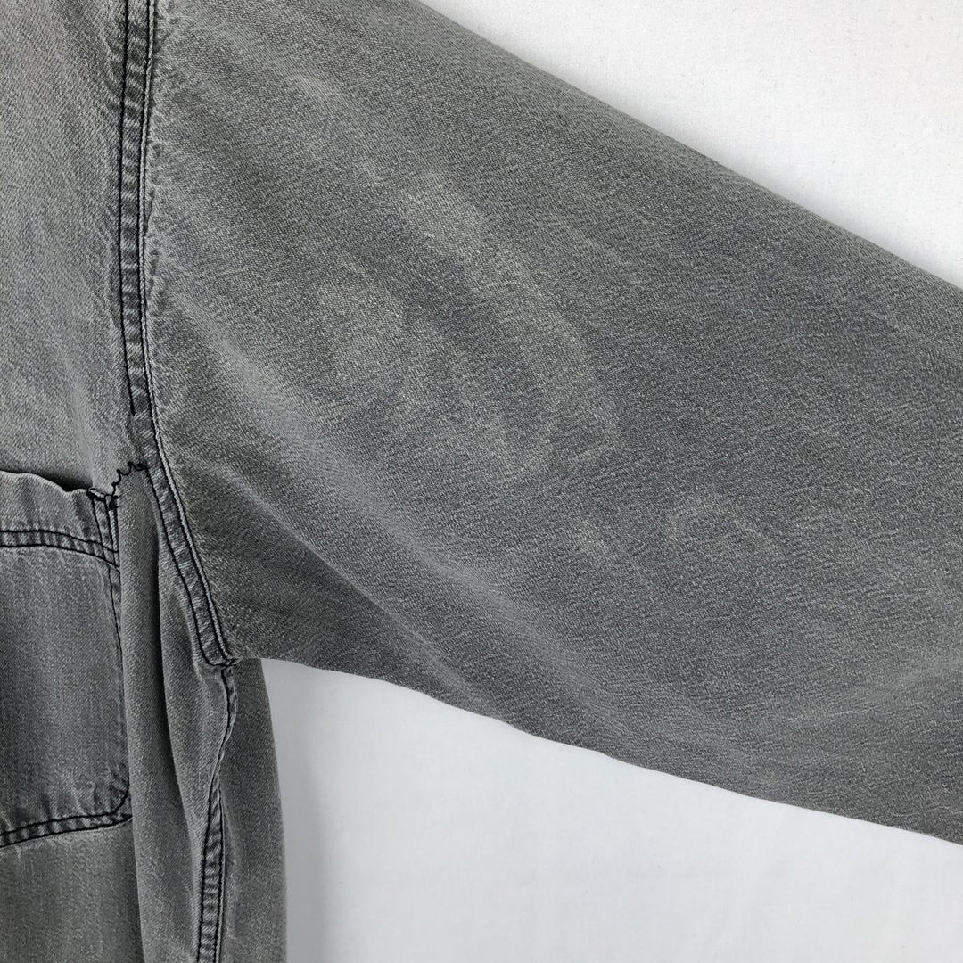 90'S Vintage Levi's Long Sleeve Denim Shirt, Men's Size Medium cotton gray type Vintage Second Hand