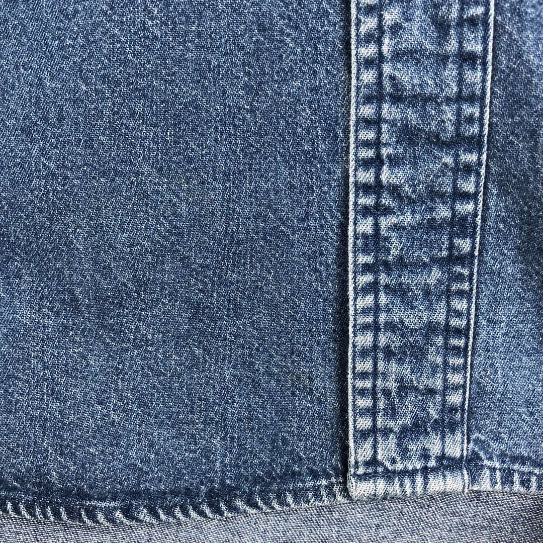 Ralph Lauren Chaps long-sleeved button-down denim shirt, men's size M cotton blue type Vintage Second Hand