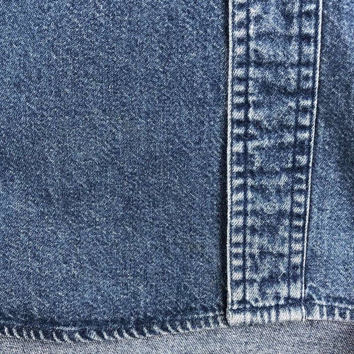 Ralph Lauren Chaps long-sleeved button-down denim shirt, men's size M cotton blue type Vintage Second Hand