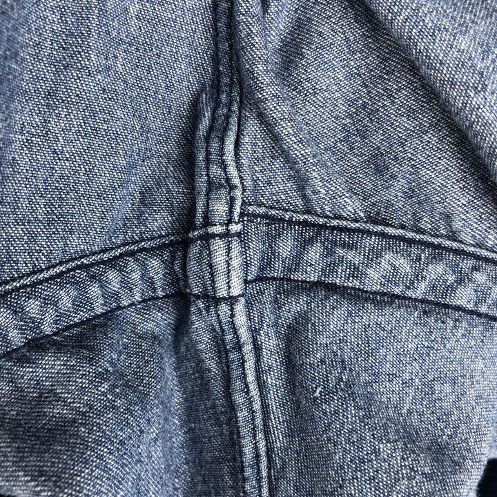 Ralph Lauren long sleeve button down denim shirt, men's XL size cotton blue type Vintage Second Hand