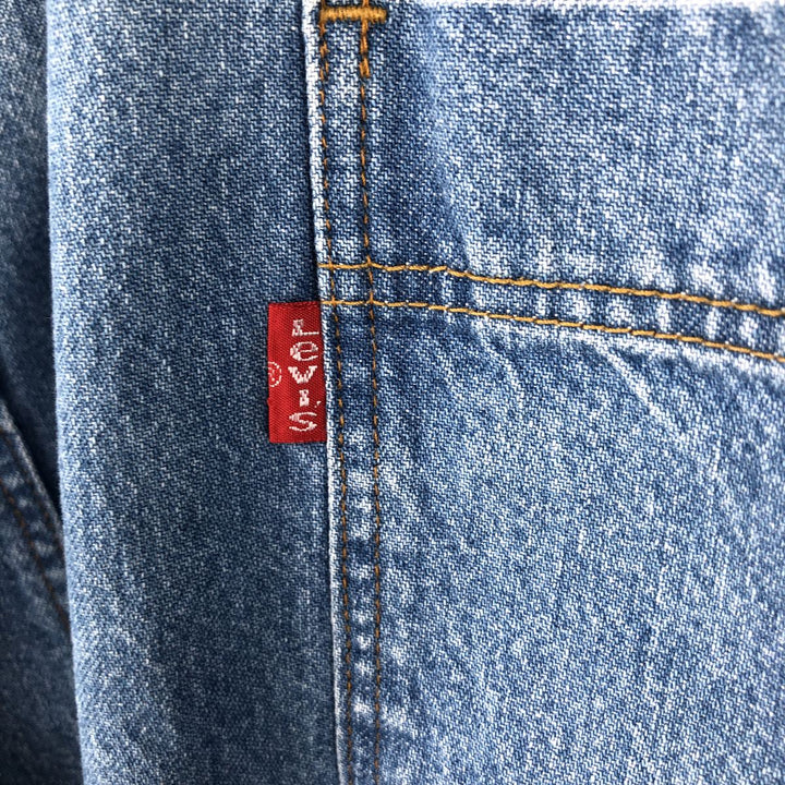 90'S Levi's Long Sleeve Denim Shirt, Men's Size L, Vintage cotton blue type Vintage Second Hand