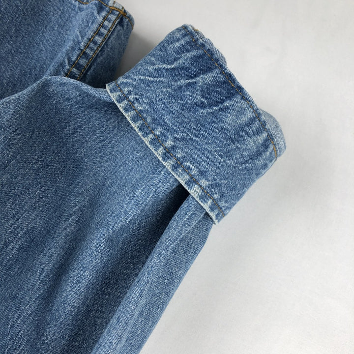 90'S Levi's Long Sleeve Denim Shirt, Men's Size L, Vintage cotton blue type Vintage Second Hand