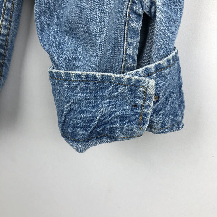 90'S Levi's Long Sleeve Denim Shirt, Men's Size L, Vintage cotton blue type Vintage Second Hand