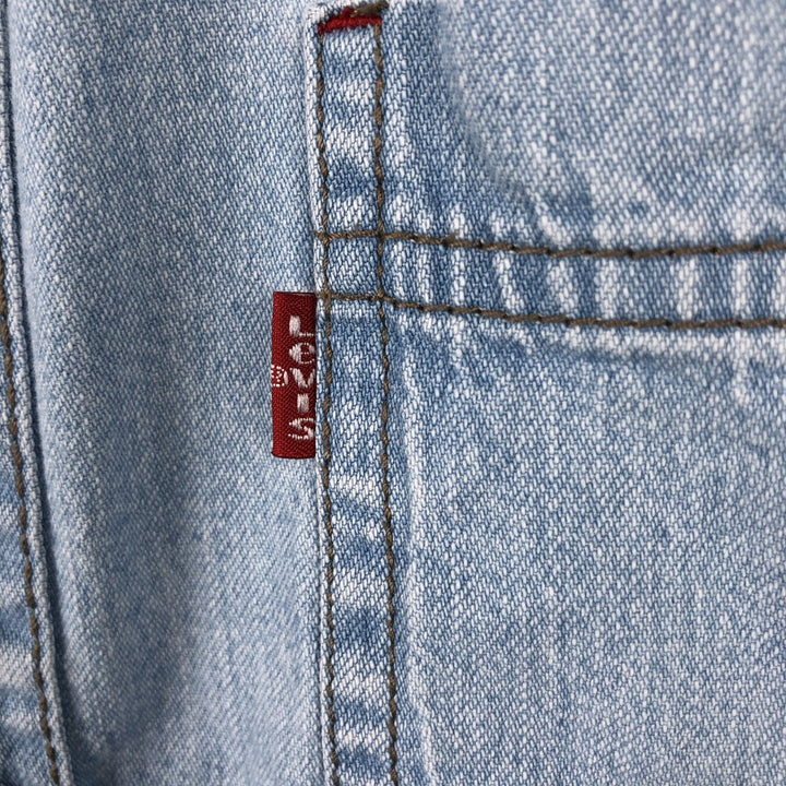~2000'S Levi's RED TAB Long-Sleeve Denim Shirt, Men's Size L (approx.) cotton Blue type light blue Vintage Second Hand