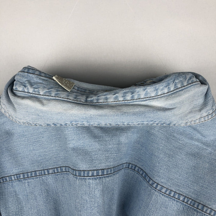 ~2000'S Levi's RED TAB Long-Sleeve Denim Shirt, Men's Size L (approx.) cotton Blue type light blue Vintage Second Hand