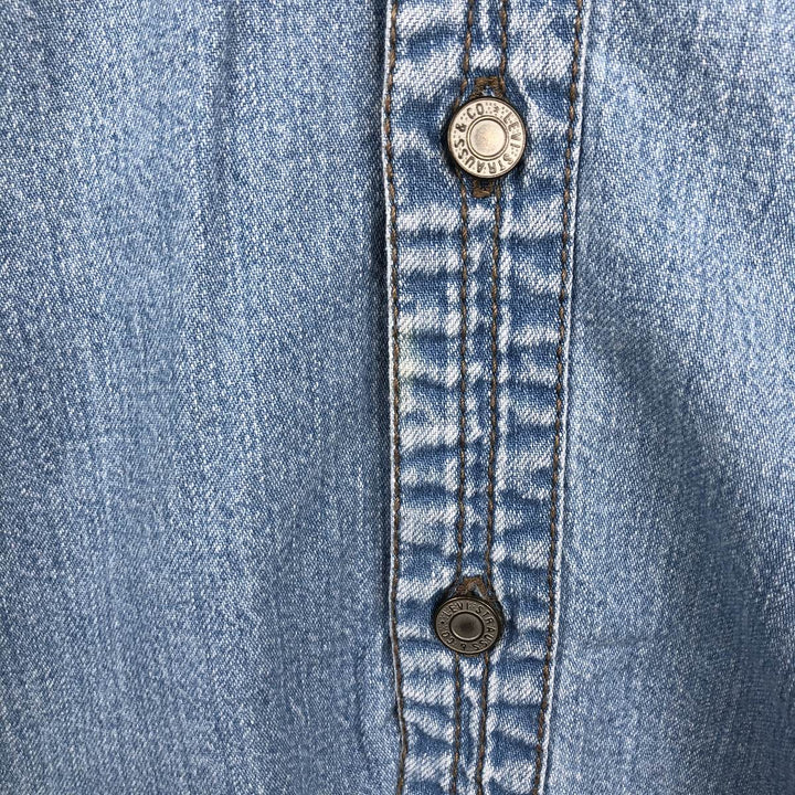 ~2000'S Levi's RED TAB Long-Sleeve Denim Shirt, Men's Size M (approx.) cotton Blue type light blue Vintage Second Hand