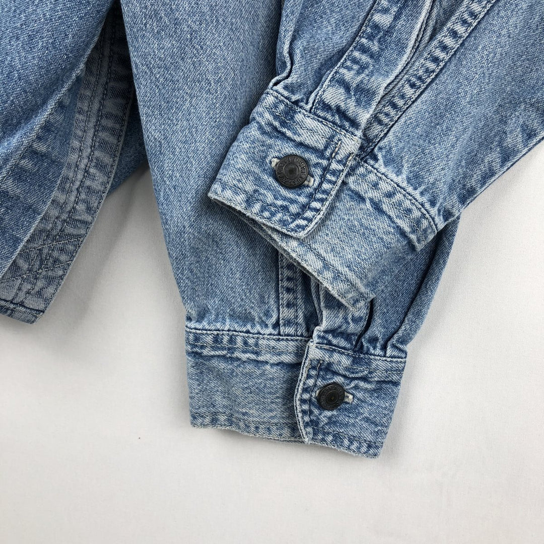 90'S Levi's Long Sleeve Denim Shirt, Men's Size L, Vintage cotton blue type Vintage Second Hand