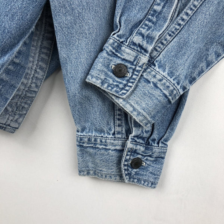 90'S Levi's Long Sleeve Denim Shirt, Men's Size L, Vintage cotton blue type Vintage Second Hand