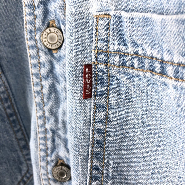 90s-00'S Levi's RED TAB Long-Sleeve Denim Shirt, Men's Size S (Equivalent), Vintage cotton Blue type light blue Vintage Second Hand