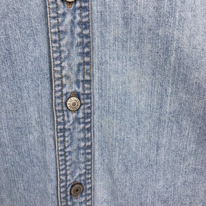 90s-00'S Levi's RED TAB Long-Sleeve Denim Shirt, Men's Size S (Equivalent), Vintage cotton Blue type light blue Vintage Second Hand