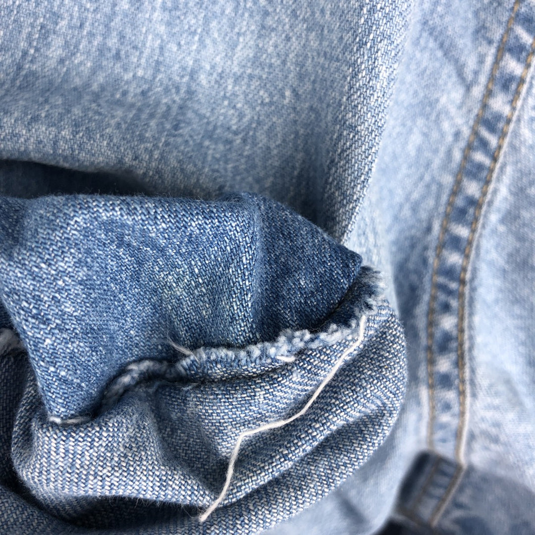 Levi's Red Tab Long Sleeve Denim Shirt, Men's Size L cotton blue type Vintage Second Hand