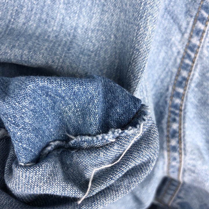 Levi's Red Tab Long Sleeve Denim Shirt, Men's Size L cotton blue type Vintage Second Hand