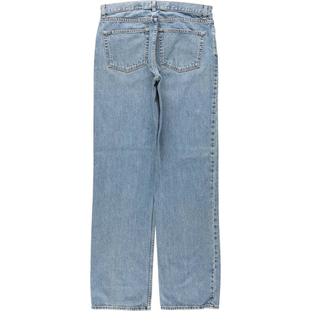 90'S GAP STANDARD FIT Old GAP Tapered Denim Pants, Made in USA, Men's W35 (approx.), Vintage cotton blue type Vintage Second Hand
