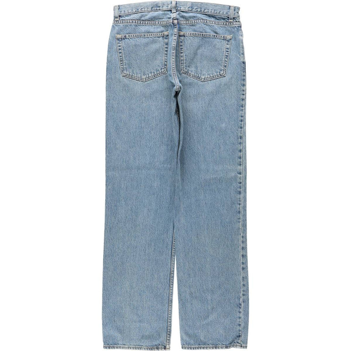 90'S GAP STANDARD FIT Old GAP Tapered Denim Pants, Made in USA, Men's W35 (approx.), Vintage cotton blue type Vintage Second Hand