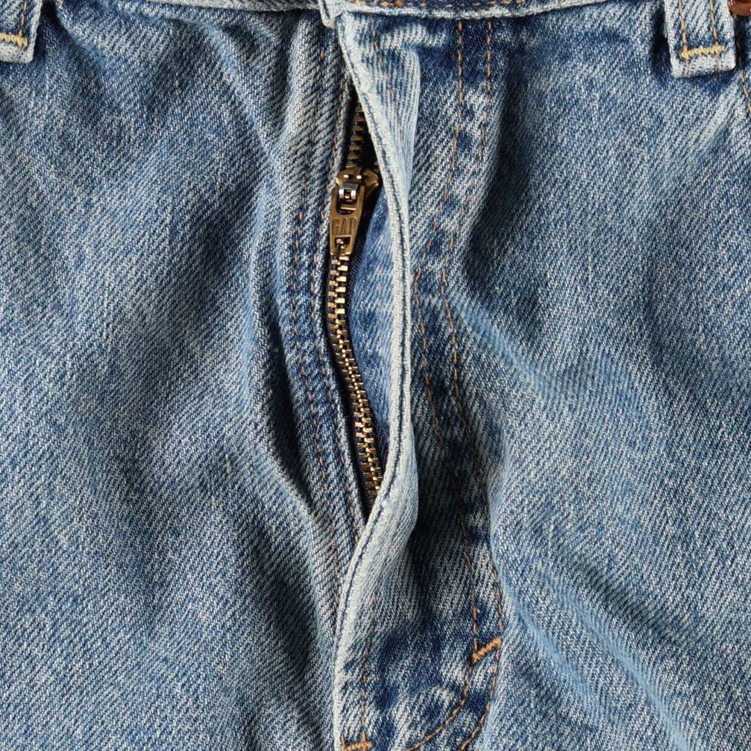 90'S GAP STANDARD FIT Old GAP Tapered Denim Pants, Made in USA, Men's W35 (approx.), Vintage cotton blue type Vintage Second Hand