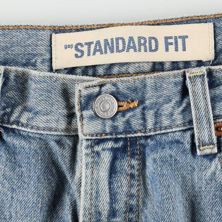90'S GAP STANDARD FIT Old GAP Tapered Denim Pants, Made in USA, Men's W35 (approx.), Vintage cotton blue type Vintage Second Hand