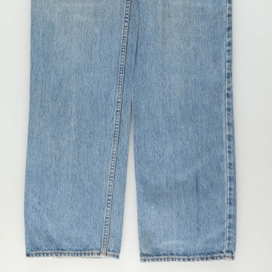 90'S GAP STANDARD FIT Old GAP Tapered Denim Pants, Made in USA, Men's W35 (approx.), Vintage cotton blue type Vintage Second Hand
