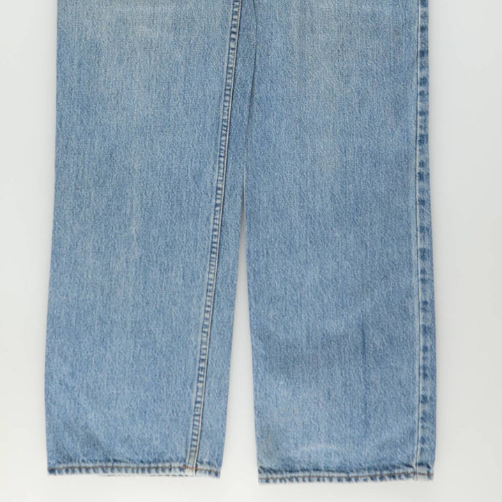 90'S GAP STANDARD FIT Old GAP Tapered Denim Pants, Made in USA, Men's W35 (approx.), Vintage cotton blue type Vintage Second Hand