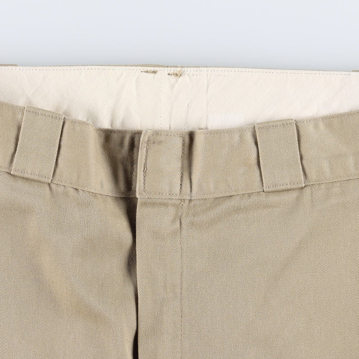 ~90'S Dickies Work Pants, Men's Size W34 (approx.), Vintage unclear Beige type Vintage Second Hand