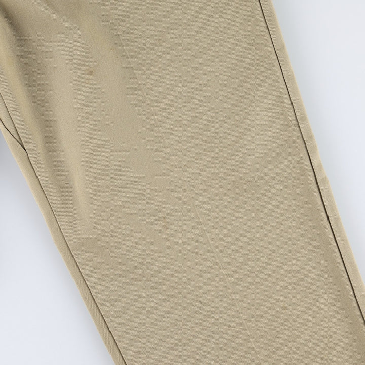 Dickies work pants, made in the USA, men's size W34 (approx.) polyester Beige type Vintage Second Hand