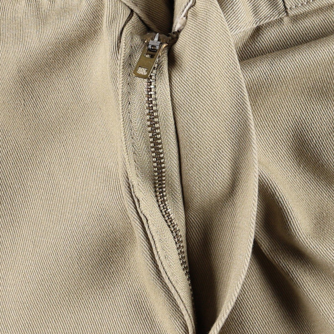 Dickies Work Pants Men's W33 unclear Beige type Vintage Second Hand
